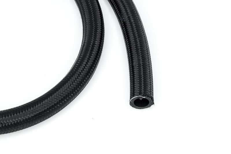 DeatschWerks 10AN Black Nylon Braided CPE Hose 3 Feet - 6-02-0817-3
