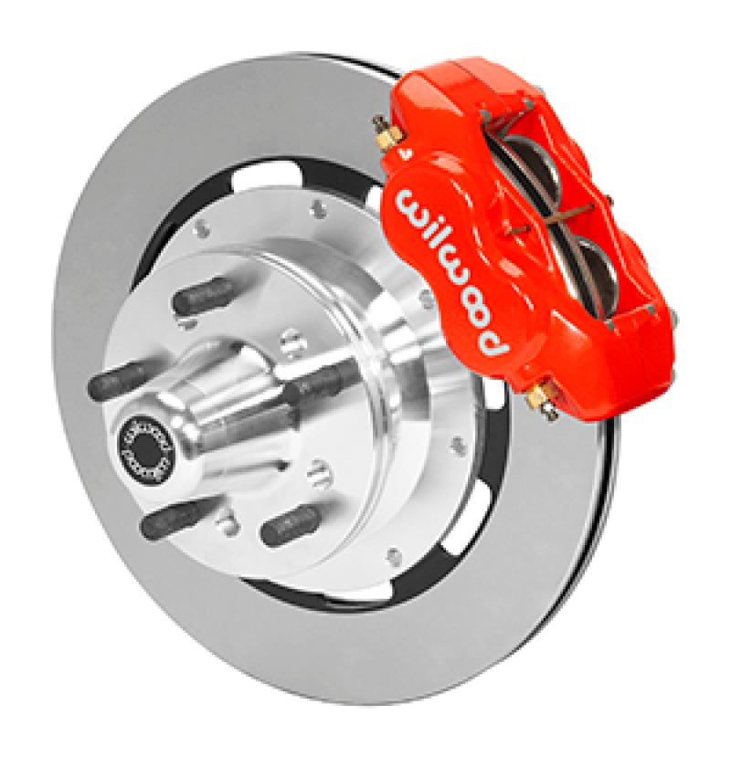 Wilwood Forged Dynalite Front Kit 12.19in Rotor 5x4.00in BC 65-72 Plymouth Dart / Duster - Red - 140-15461-R