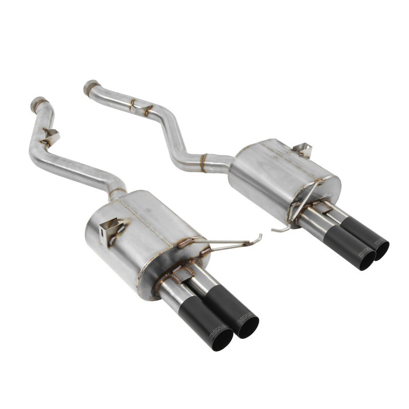 Dinan 08-13 BMW M3 (E92/E93) Free Flow Axleback Exhaust System - Black Tips - D660-0027
