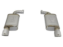 Load image into Gallery viewer, aFe MACHForce XP 2.5in 409 Stainless Axle Back Exhaust w/Stainless Tips 15-17 Ford Mustang I4-2.3L - 49-43085-P