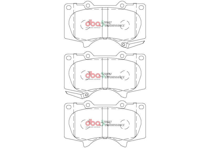 DBA 2015+ Toyota Fortuner SP Performance Front Brake Pads - Set - DB2380SP
