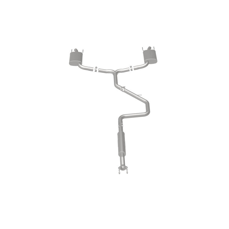 MagnaFlow Cat-Back SS 2.25/2.5in Dual Split Rear Exit Polished 3in Tip 2015 Chev Impala 3.6L V6 - 19023