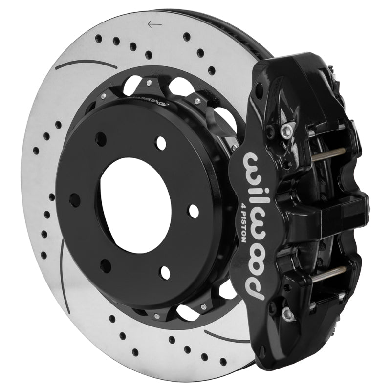 Wilwood kit rear DISC/DRUM AERO4 C10/K10 1963-87/K5 blazer 1969-91 6LUG 2.46 14.0 drl rd - 140-18162-D