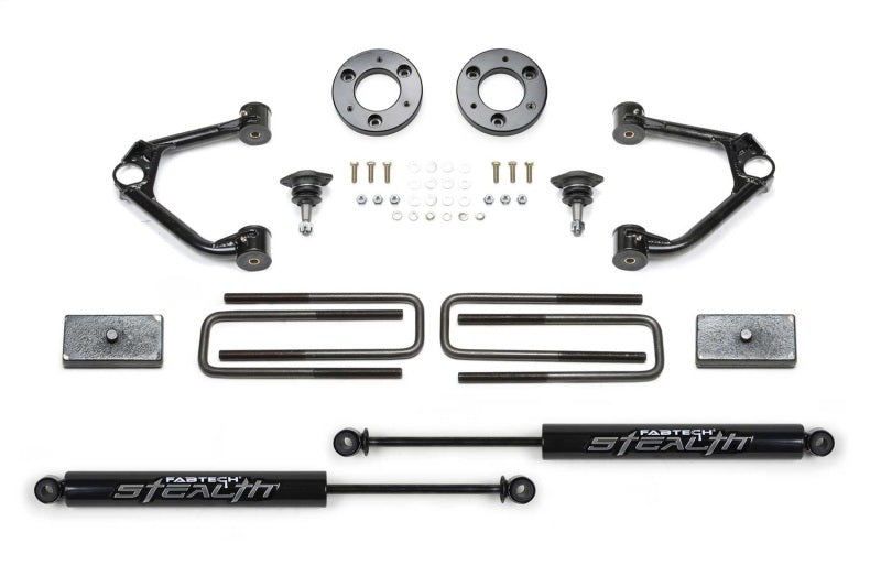 Fabtech 19-20 GM K1500 P/U w/Trail Boss/At4 Pkg 1.5in Budget Sys w/Stealth - K1152M