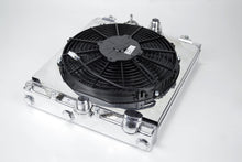 Load image into Gallery viewer, CSF Universal Half Radiator w/-16AN &amp; Slip-On Fittings/12in SPAL Fan &amp; Shroud - 2858X