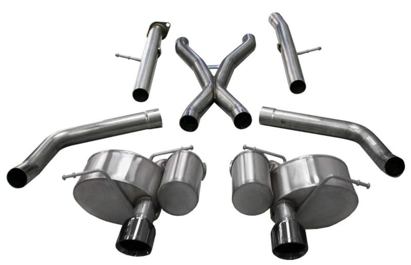Corsa 2012-21 Jeep Grand Cherokee SRT 2.75in Dual Rear Xtreme Cat-Back Exhaust - Black PVD TipFinish - 21058BLK