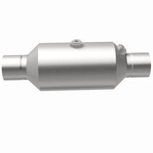 Load image into Gallery viewer, MagnaFlow 2.00 w/dual O2 5in. Spun Universal Converter - 79314