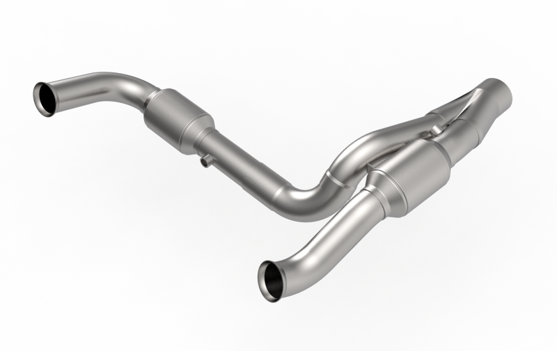 Kooks 07-18 Jeep Wrangler HEMI Swap 2.5in Stainless Steel GREEN Catted Y-Pipe - 37203300