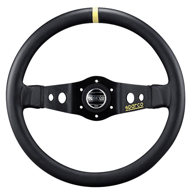 Sparco Steering Wheel 215 Suede Black - 015R215CSN