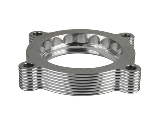 aFe 11-14 Ford Mustang/ 11-14 Ford F-150 V6 3.7L Silver Bullet Throttle Body Spacer - Silver - 46-33016