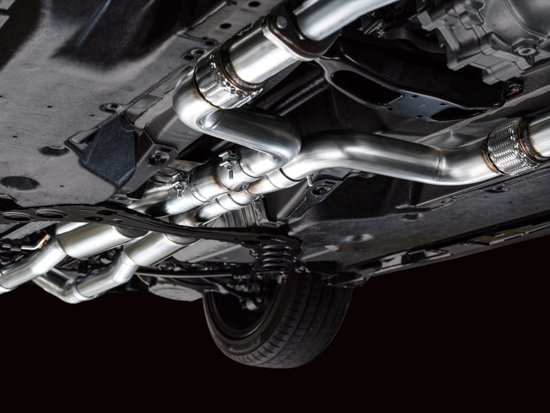 AWE Tuning 2023 Nissan Z RZ34 RWD Track Edition Cat-Back Exhaust System w/ Chrome Silver Tips - 3020-32400