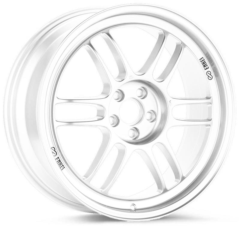 Enkei RPF1 17X10 5x114.3 18mm Offset 73mm Bore White Wheel ** SPECIAL ORDER** - 3797106518WP