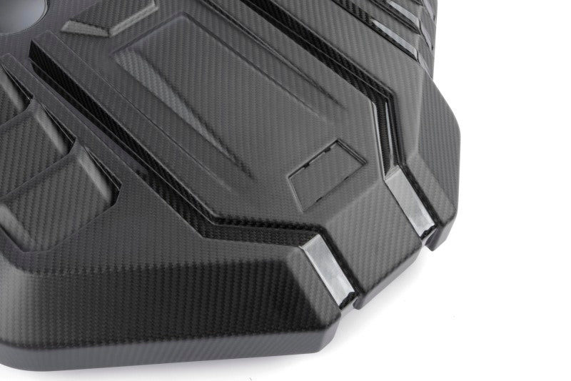 Dinan 21-27 BMW M2/M3/M4 (G80/G82/G87) Matte Carbon Fiber Engine Cover w/Gloss Accents - D590-0005-B