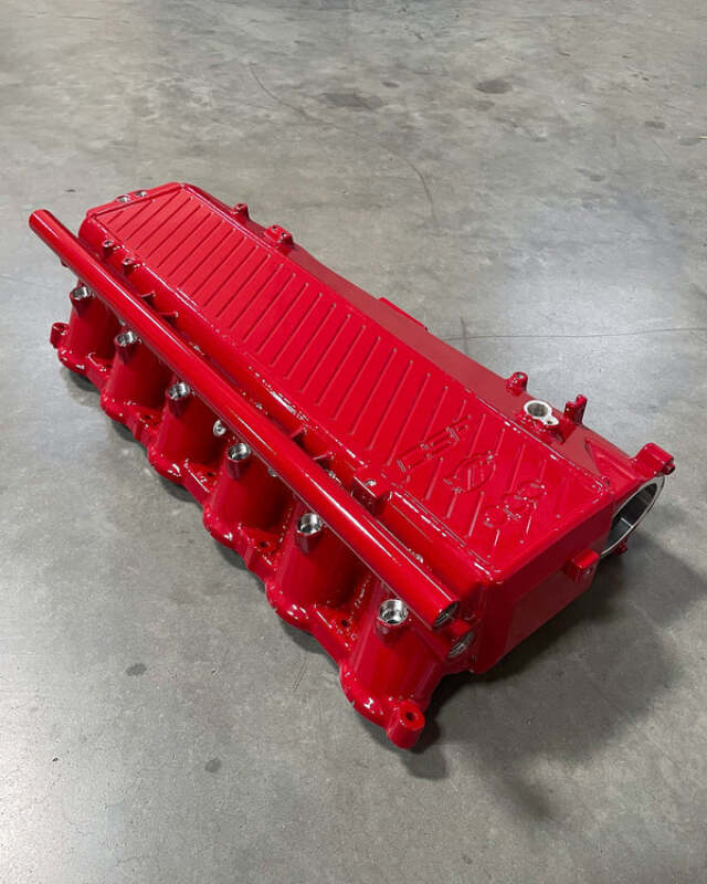 CSF Toyota A90/A91 Supra/ BMW G-Series B58 Charge-Air Cooler Manifold - Renaissance Red - 8200RR