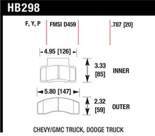 Load image into Gallery viewer, Hawk HPS Street Brake Pads - HB298F.787