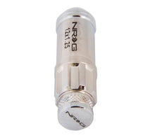Load image into Gallery viewer, NRG 700 Series M12 X 1.25 Steel Lug Nut w/Dust Cap Cover Set 21 Pc w/Locks &amp; Lock Socket - Silver - LN-LS710SL-21