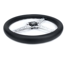 Load image into Gallery viewer, NRG Light Weight Gaming Steering Wheel - Driftz 350mm 3 Chrome Spokes Perforated Leather - ST-034CH-PR