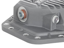 Load image into Gallery viewer, aFe Power Street Ser Rear Diff Cover Raw w/Mach Fin 2017 Ford Diesel Trucks V8-6.7L(td) Dana M275-14 - 46-70350