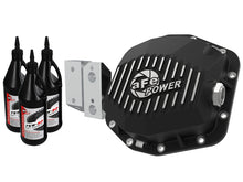 Load image into Gallery viewer, aFe 20-23 Jeep Gladiator JT (Dana M220) Pro Series Rear Differential Cover Black w/ Machined Fins