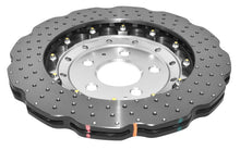 Load image into Gallery viewer, DBA 2014+ Audi RS Q3 Front 5000 Series Cross Drilled &amp; Dimpled Rotor w/Clear Anodized Hat - DBA52836WSLVXD