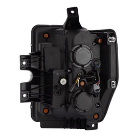 AlphaRex 08-10 Ford F250-550 PRO-Series Projector headlights Black w/Activ Light/Seq Signal - 880308