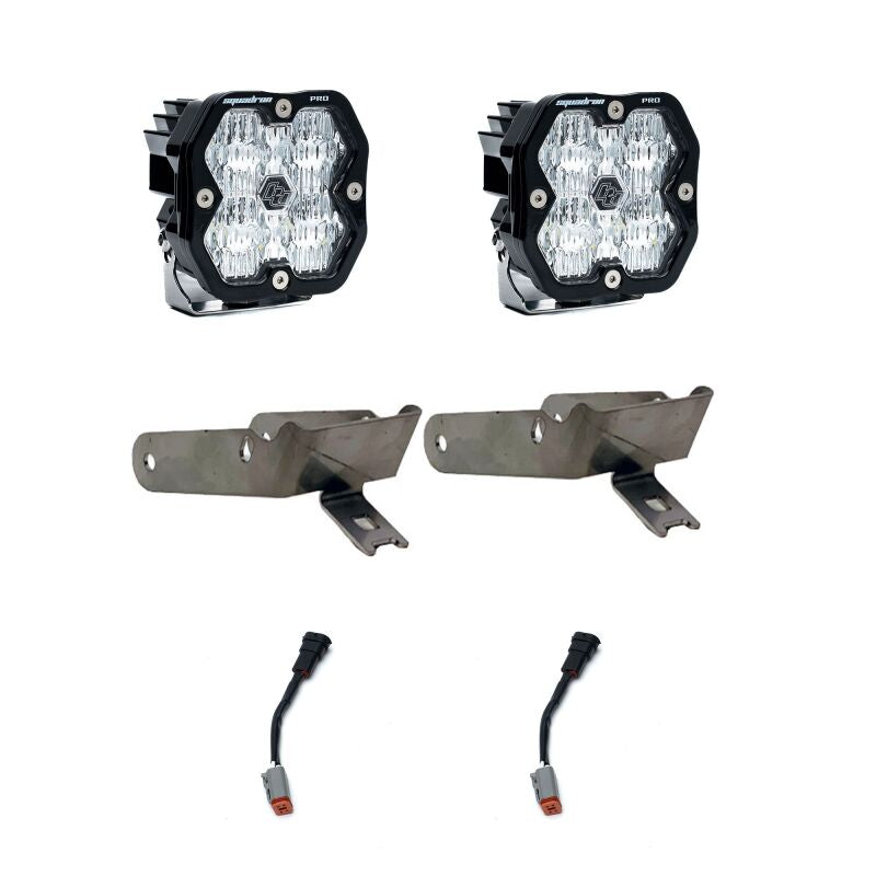 Baja Designs 99-10 Ford Super Duty Squadron 2.0 Pro Fog Pocket Kit - 440080