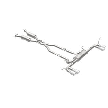 Load image into Gallery viewer, MagnaFlow Cat Back, SS, 2.5in, Quad Split Polish 4in tip 14-15 Jeep Grand Cherokee 3.6L/5.7L V6/V8 - 19193
