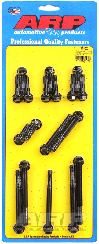 ARP Pontiac Hex Timing Cover and Water Pump Bolt Kit - 190-1502