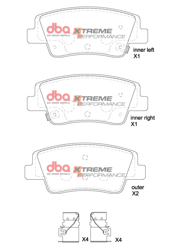 DBA 2022+ Hyundai Ioniq 5 XP Performance Front Brake Pads - DB2648XP