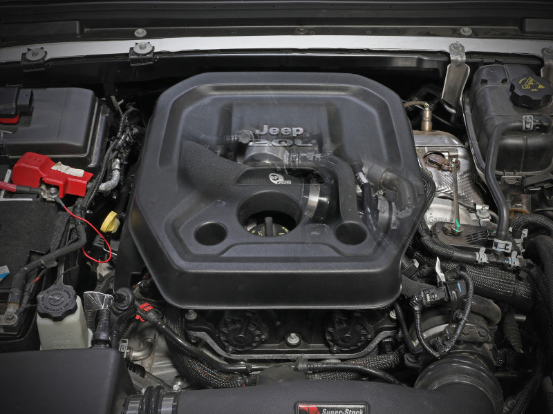 aFe BladeRunner 2 1/2in Intercooler Hot Side Charge Pipe 18-21 Jeep Wrangler JL L4-2.0L (t) - Black - 46-20468-B