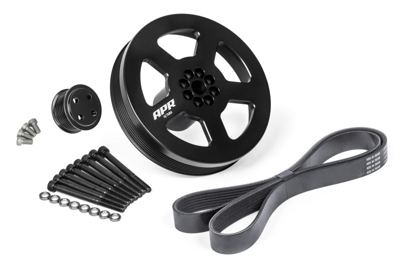 APR 15-18 Audi A6/A7/A8 Quattro (3.0 TFSI) Supercharger Drive & Crank Pulley w/Belt (Bolt On) - MS100185