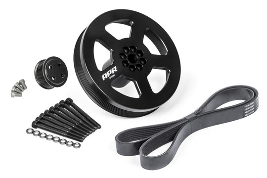 APR 15-18 Audi A6/A7/A8 Quattro (3.0 TFSI) Supercharger Drive & Crank Pulley w/Belt (Bolt On) - MS100185