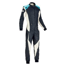 Load image into Gallery viewer, OMP Tecnica Evo Overall My21 Navy/Cyan - Size 54 (Fia 8856-2018) - IA0-1859-B01-244-54