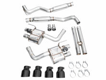 Load image into Gallery viewer, AWE 2024 Ford Mustang Dark Horse S650 RWD SwitchPath Cat-Back Exhaust w/ Quad Diamond Black Tips - 3025-43375