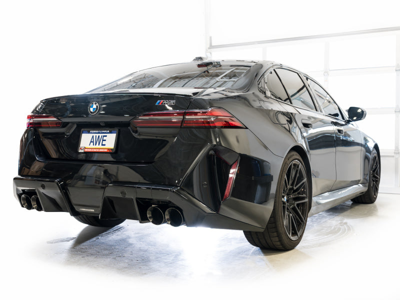 AWE Tuning BMW G90/G99 M5 Touring Edition Cat-Back Exhaust - Diamond Black Tips - 3015-43790