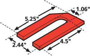 SPC Performance Prevost H/L SHIM 1/8 (6) - 36092