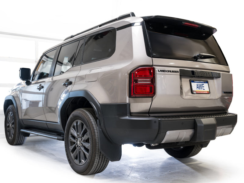 AWE Tuning 2024+ Toyota Land Cruiser / 2025+ Toyota 4Runner 0FG Cat-Back Exhaust w/ BashGuard - 3015-28056