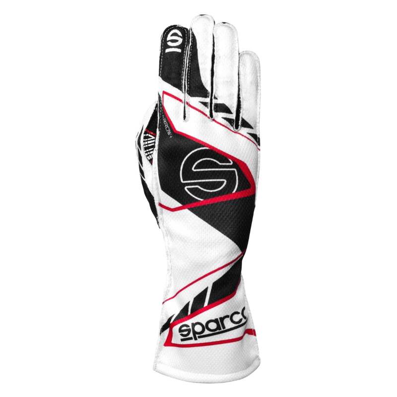 SPARCO K-Arrow+ White/Black Kart Racing Gloves Size 09 - BKG0003B0W08009