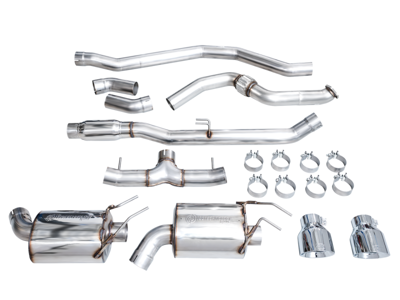 AWE Tuning 22+ Honda Civic Si/Acura Integra Touring Edition Catback Exhaust - Dual Chrome Silver Tip - 3015-32331