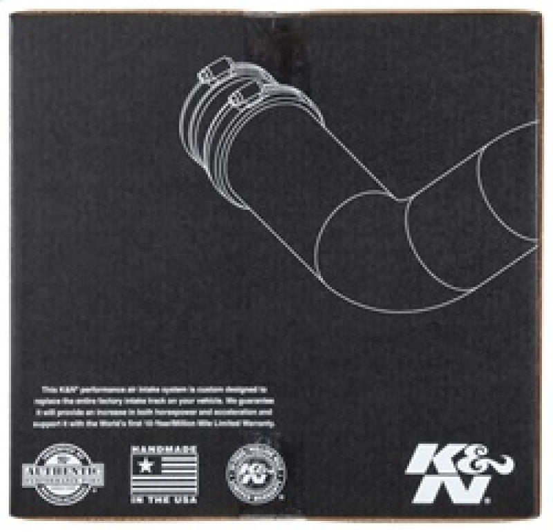 K&N 15-17 Ford Mustang 3.7L V6 F/I Performance Intake Kit - 57-2594