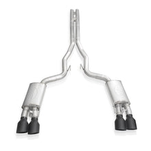 Load image into Gallery viewer, Stainless Works 2020 Ford GT500 Legend Catback H-Pipe Exhaust Factory Connect - Black Tips - GT500CBHFCLB