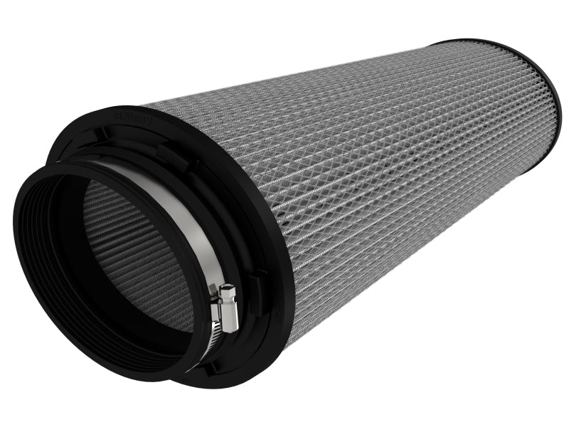 aFe Magnum FLOW Pro DRY S Air Filter (6.75x5)in F x (9.25x7.5)in B x (7.75x6)in T x 18in H - 24-90202D