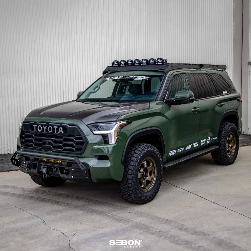 Seibon 22-23 Toyota Tundra OE Style Carbon Fiber Hood - HD23TYTU-OE