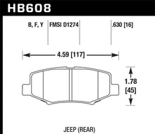 Load image into Gallery viewer, Hawk HPS Street Brake Pads - HB608F.630