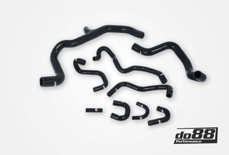 do88 Volvo V70/S80 2.5T 2.5FT AFV 08-15 Coolant Hoses Black - DO88-KIT199S