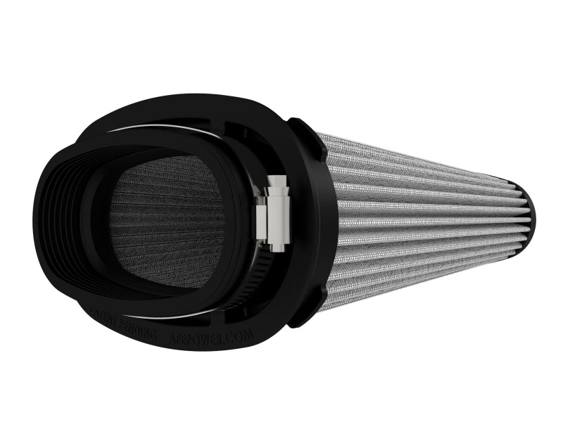 aFe Magnum FLOW UCO Air Filter Pro DRY S 5 5/8in x 2 5/8in F x 7in x 4in B x 7in x 3in T x 7 7/8in H - 21-90089