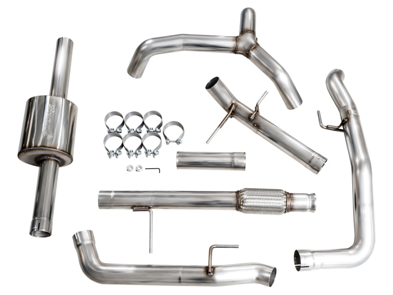 AWE Tuning 4th Gen GM 1500 5.3L 0FG Cat-Back Split Rear Exit (w/ Bumper Cutouts) - OE Tips - 3015-31200