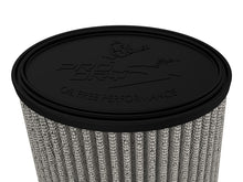 Load image into Gallery viewer, aFe Magnum (3x4-3/4)in Flange ID x (4x5-3/4)in Base x (2-1/2x4-1/4) FLOW Pro DRY S Air Filter (Pair) - 21-90054-MA