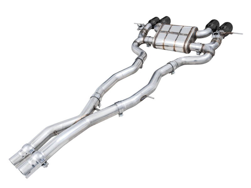 AWE Tuning SwitchPath Cat-Back Exhaust for BMW G8X M3/M4 - Diamond Black Tips - 3025-42480