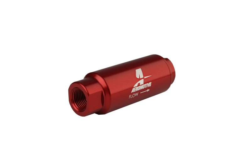 Aeromotive SS Series In-Line Fuel Filter - 3/8in NPT - 40 Micron Fabric Element - 12303